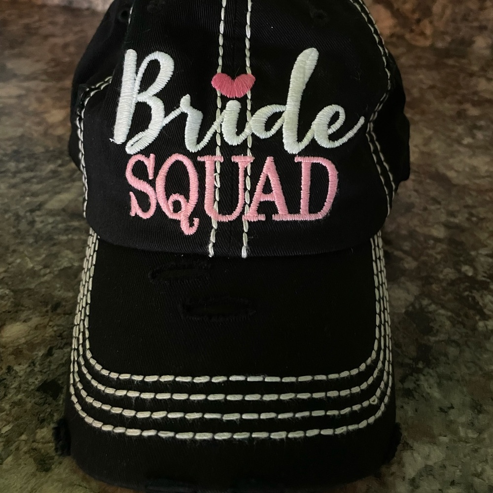 Bride squad hat
